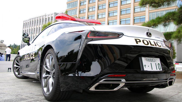 ஜப்பான் நாட்டு போலீசாருக்கு லெக்ஸஸ் எல்சி500 கூபே கார்! குற்றவாளி தப்பிச்சி போறதுக்கு சான்ஸே இல்ல