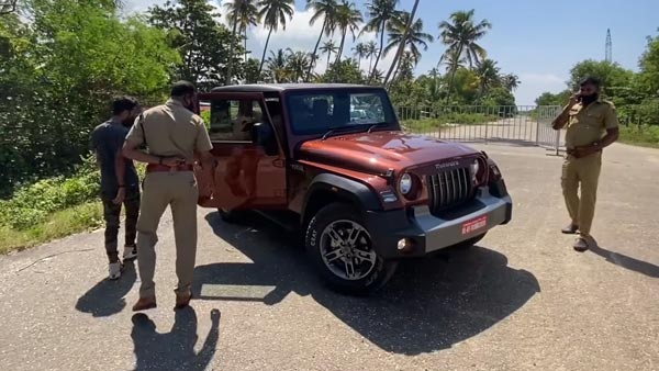 சோதனையில் இருந்த 2020 மஹிந்திரா தாரை நிறுத்திய போலீஸார்... அடுத்து நடந்ததுதான் ஆச்சிரியமே..!