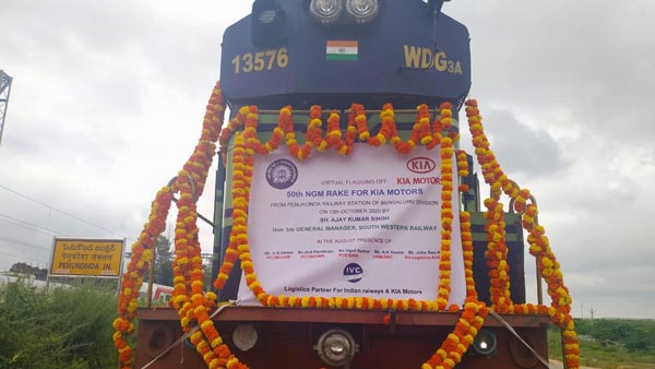 ரயிலில் பயணித்த ஆயிரக் கணக்கான புத்தம் புது கார்கள்... மத்திய அமைச்சர் வெளியிட்ட புகைப்படம்... ரயிலில் பயணித்த ஆயிரக் கணக்கான புத்தம் புது கார்கள்... மத்திய அமைச்சர் வெளியிட்ட புகைப்படம்...