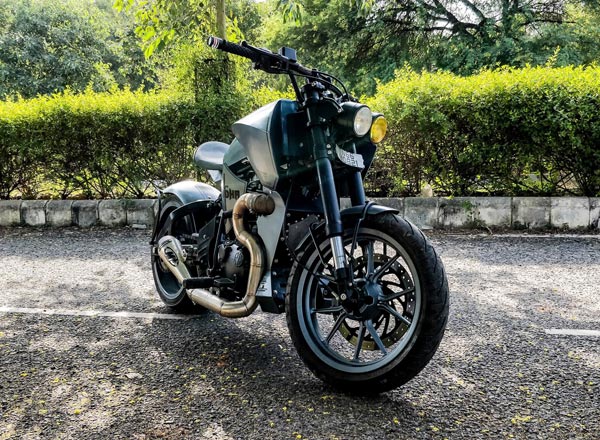 இதுதான் ராயல் என்பீல்டு யோதா... மாடிஃபை செய்யப்பட்ட தண்டர்பேர்டு 350 பைக்...