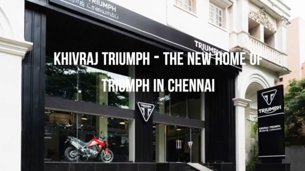 சென்னையில் ட்ரையம்ஃப் அட்டகாசம் ஆரம்பம்... புதிய ஷோரூம் திறப்பு!