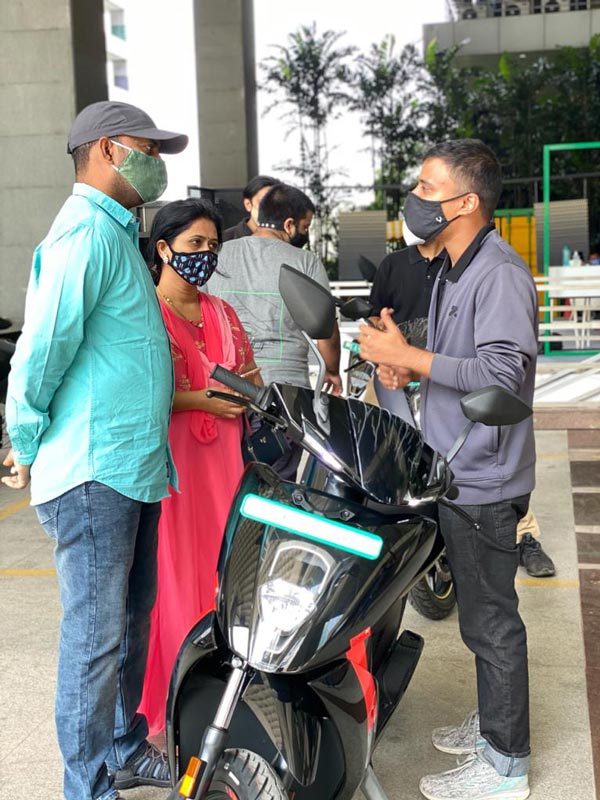 சென்னை, பெங்களூரில் ஏத்தர் 450எக்ஸ் ஸ்கூட்டர் டெலிவிரி துவங்கியது!