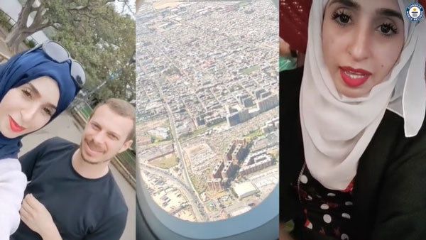 வெறும் 3.5 நாட்களில் உலகை சுற்றிவந்த இளம் அரேபிய பெண்!! உலக சாதனையாக கின்னஸ் புத்தகத்தில் சேர்ப்பு