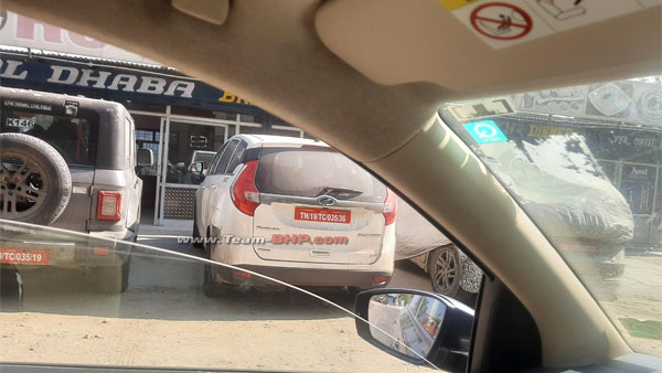 கேமரா கண்ணில் சிக்கிய மஹிந்திரா மராஸ்ஸோ காரின் ஆட்டோமேட்டிக்... ஸ்பை படங்கள்!