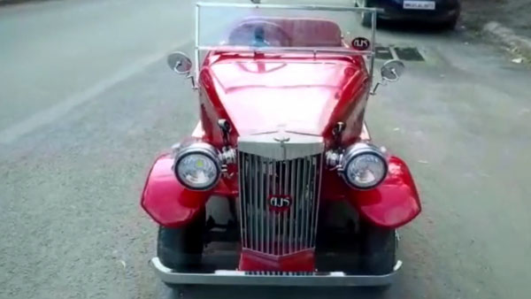 சீன தயாரிப்பு வேண்டாம்... மகளின் ஆசைக்காக குட்டி விண்டேஜ் காரை உருவாக்கிய தந்தை... சூப்பரா ஓடுது...