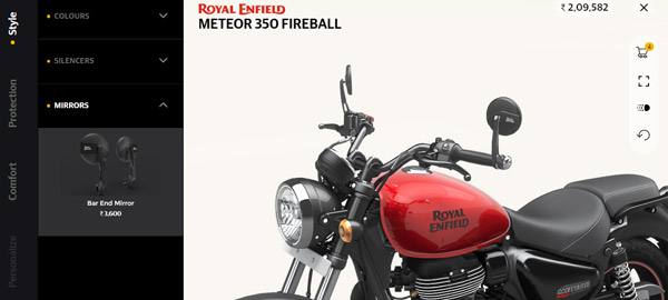 ராயல் என்பீல்டு மீட்டியோர்350 பைக்கிற்கான ஆக்ஸஸரீகள் இவைதான்!! பொருத்தினால் பைக் தாறுமாறாக இருக்கும்