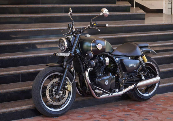 உலகளவில் இணையத்தில் பிரபலமாகும் மாடிஃபை செய்யப்பட்ட ராயல் என்பீல்டு இண்டர்செப்டர்650 பைக் இதுதான்!!