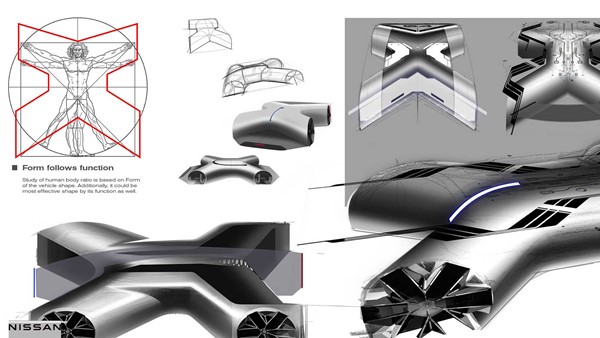 நல்ல சௌகரியமா கை, கால நீட்டி படுத்துட்டு ஓட்டலாம்... பிரம்மிக்க வைக்கும் டிசைனில் நிஸானின் மாதிரி கார்...