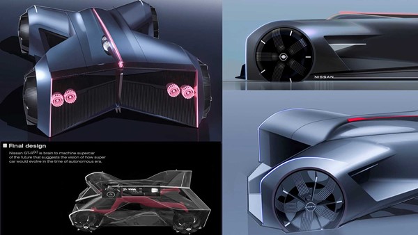 நல்ல சௌகரியமா கை, கால நீட்டி படுத்துட்டு ஓட்டலாம்... பிரம்மிக்க வைக்கும் டிசைனில் நிஸானின் மாதிரி கார்...