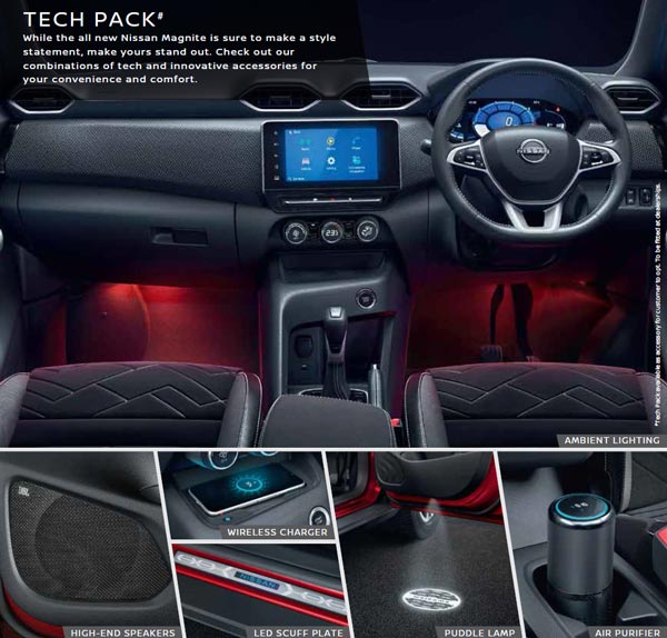 நிஸான் மேக்னைட் காருடன் இந்த ஆக்ஸஸரீ தொகுப்புகளையும் சேர்த்து வாங்கலாம்!! விலை எல்லாம் ரொம்ப குறைவு!