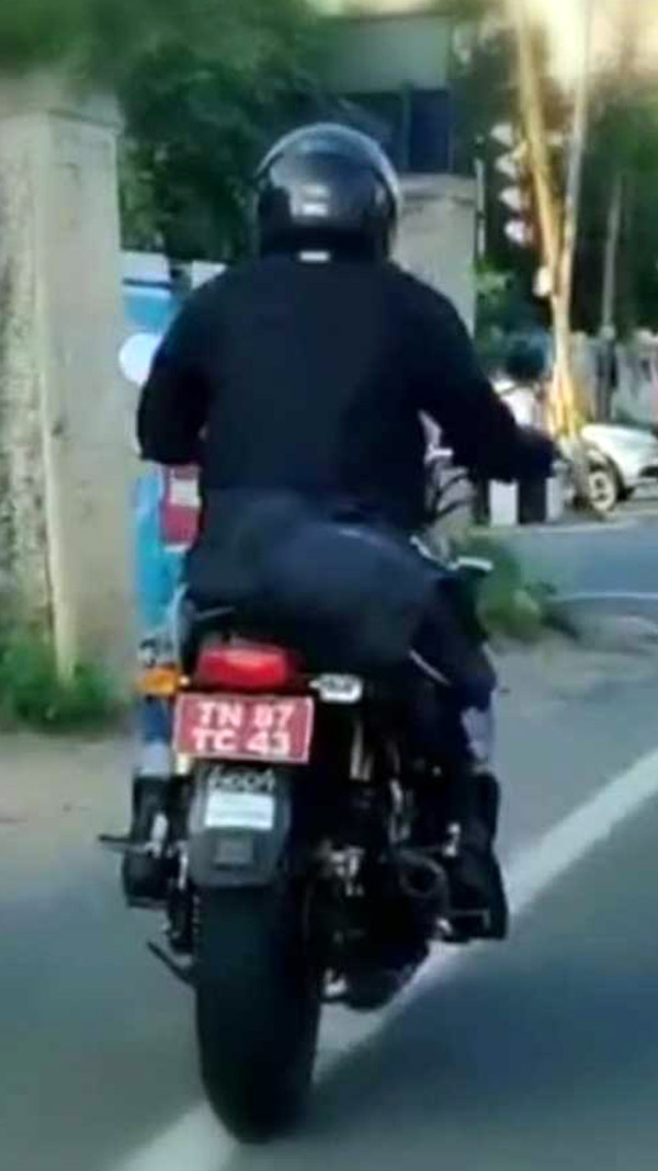 கேமிராவின் கண்களில் முதல் முறையாக சிக்கிய ராயல் என்பீல்டின் புதிய தயாரிப்பு... இதுதான் குறைந்த விலை பைக்கா?