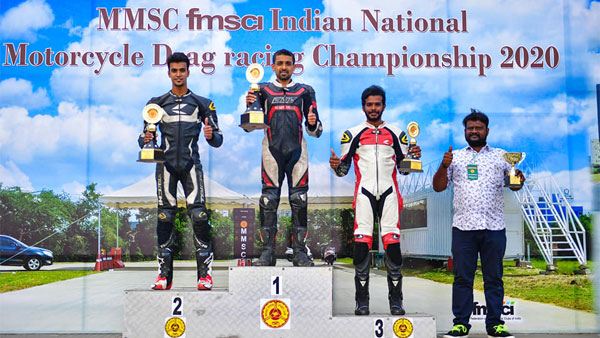 2020இந்தியன் நேஷ்னல் டிராக் ரேஸ் சேம்பியன்ஷிப் போட்டியின் முடிவுகள்... 2 பிரிவுகளில் தங்கத்தை வென்ற பெங்களூரர் வீரர்!!