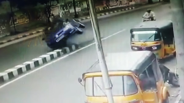 டாடா அல்ல... தலைகீழாக கவிழ்ந்தபோதும் டிரைவரின் உயிரை காப்பாற்றிய கார்... எந்த நிறுவனத்தின் தயாரிப்பு தெரியுமா? டாடா அல்ல... தலைகீழாக கவிழ்ந்தபோதும் டிரைவரின் உயிரை காப்பாற்றிய கார்... எந்த நிறுவனத்தின் தயாரிப்பு தெரியுமா?