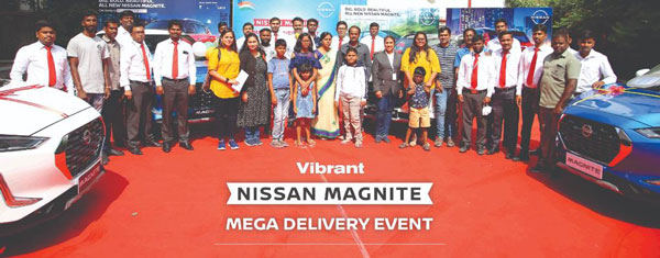 விலை மிகவும் குறைவு என்பதால் வாடிக்கையாளர்களிடம் செம ரெஸ்பான்ஸ்... நிஸான் மேக்னைட் டெலிவரி பணிகள் தீவிரம்!