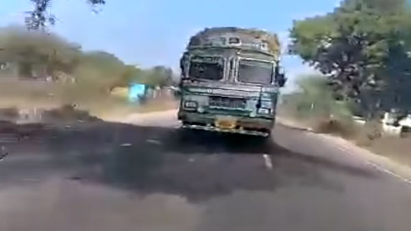 பிரேக் பிடிக்காததால் லாரியை 3 கிலோ மீட்டர் தூரம் ரிவர்ஸ் கியரில் ஓட்டிய டிரைவர்... கடைசில என்ன ஆச்சு தெரியுமா?