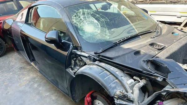 விபத்தை ஏற்படுத்திய ஆடி சொகுசு கார்! தப்பி ஓடிய நபரால் குற்றச்சாட்டில் சிக்கிய பிரபல நடிகையின் கணவர்... செம்ம ட்விஸ்ட் சம்பவம்!