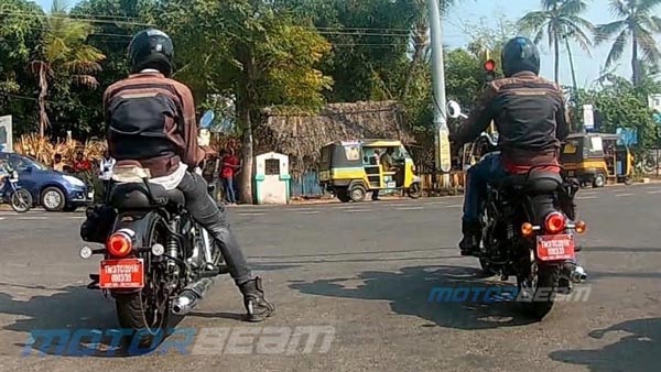 2021 ராயல் என்பீல்டு கிளாசிக் 350 பைக்கின் பின்பக்கம் இப்படிதான் இருக்கும் போல!! செம்ம ஸ்டைலிஷாக இருக்கு...