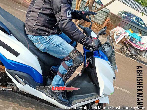 சுஸுகி பர்க்மேன் எலெக்ட்ரிக் ஸ்கூட்டர் சோதனை ஓட்டம்!