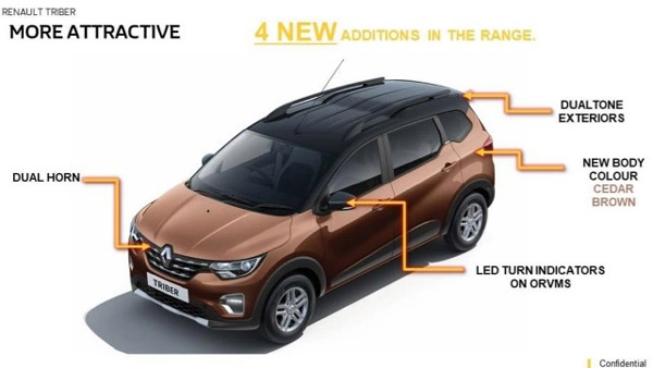  கூடுதல் சிறப்பம்சங்களுடன் வருகிறது ரெனோ ட்ரைபர்... விபரங்கள் கசிந்தது!