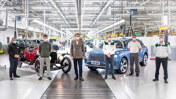 கார் தயாரிப்பில் 2,00,000ஐ கடந்தது பெண்ட்லீ!! இந்தியாவில் விற்பனையில் உள்ள பெண்ட்லீ கார்கள் எத்தனை தெரியுமா?