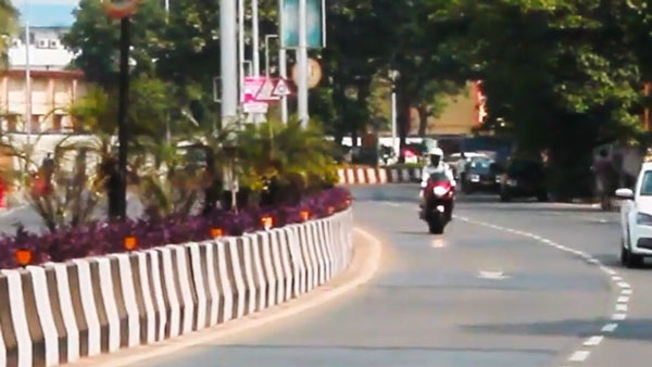 சுசுகி ஹயபுசா பைக்கில் வலம் வந்த போக்குவரத்து காவலர்... இதோட விலைய கேட்டீங்கனா மயக்கமே போட்ருவீங்க!!