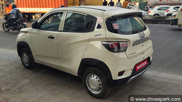 இந்திய சாலையில் உலாவந்த புதிய மஹிந்திரா இ-கேயூவி100!! ஸ்பை படங்கள் வெளியீடு!