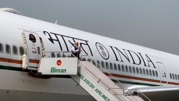 வங்கதேச பயணம்... புதிய ஏர் இந்தியா ஒன் விமானத்தில் கெத்து காட்டிய பிரதமர் மோடி! பிரம்மிக்க வைக்கும் பாதுகாப்பு வங்கதேச பயணம்... புதிய ஏர் இந்தியா ஒன் விமானத்தில் கெத்து காட்டிய பிரதமர் மோடி! பிரம்மிக்க வைக்கும் பாதுகாப்பு