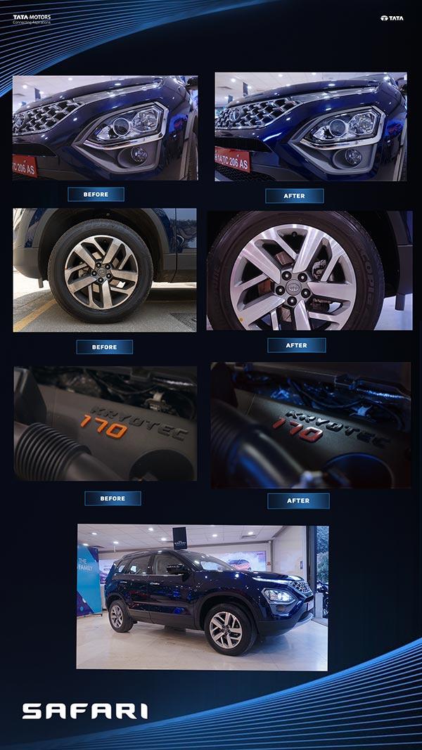 டாடாவின் புதிய சர்வீஸ்... சஃபாரி காரை எப்பவுமே புதுசுபோல வச்சுக்களாம்... ஆண்டுகள் பல ஆனாலும்கூட மங்காது!! 