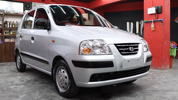 16 வருடங்கள் பழமையான ஹூண்டாய் சாண்ட்ரோ கார்... மீண்டும் புதிய தோற்றத்தில்!!