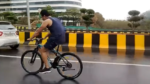 25கிமீ சைக்கிள் மிதித்து படப்பிடிப்பு தளத்திற்கு வந்த நடிகர்!! தளபதி விஜய் எஃபெக்ட் போல...