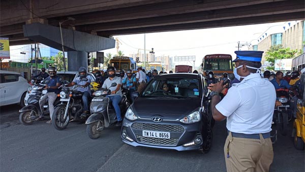 தமிழகத்தில் அமலுக்கு வந்தது பொது முடக்கம்... வாகன ஓட்டிகளுக்கான முக்கியத் தகவல்கள்!