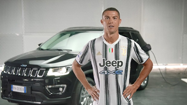 ஜீப் ஹைப்ரீட் காருக்கு விளம்பரம் தேடிதந்த ரொனால்டோ!! ஜூவெண்டஸின் புதிய ஜெர்ஸி இதுதான்! 