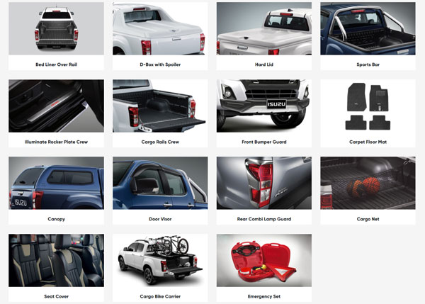 2021 இசுஸு டி-மேக்ஸ் பிக்அப் ட்ரக்கிற்கான ஆக்ஸஸரீகள் அறிவிப்பு!! வாகனம் இன்னும் ஸ்டைலா மாறிவிடும்...