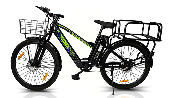 50கிலோ எடையுள்ள பொருளைகூட அசால்டா எடுத்து போகலாம்... 100கிமீ ரேஞ்ஜ் வழங்கும் ரோட்லார்க் கார்கோ இ-சைக்கிள் அறிமுகம்!