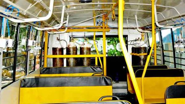 செம்ம... கோவை அரசு மருத்துவமனைக்கு புதியதாக 2 ‘ஆக்ஸிஜன்’ பேருந்துகள்!! 24 பேருக்கு சிகிச்சை தரலாம்...