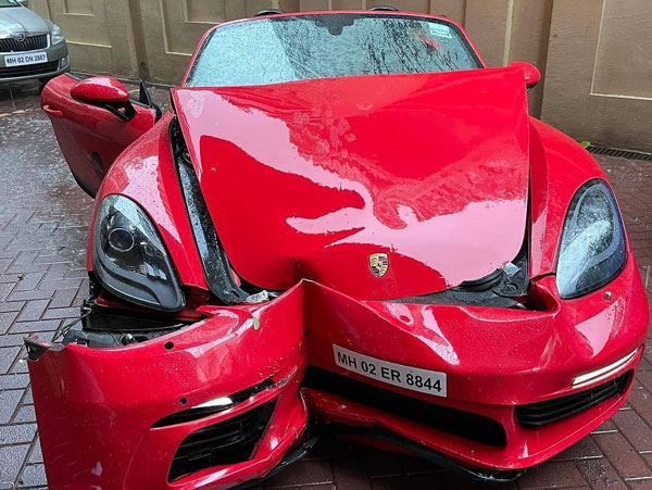 இப்படி நடக்கும்னு யாருமே எதிர்பார்க்கல... டவ்-தே புயலின்போது, தாமாகவே தற்கொலை செய்து கொண்ட போர்ஷே கார்!! 