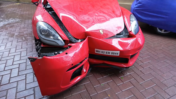 இப்படி நடக்கும்னு யாருமே எதிர்பார்க்கல... டவ்-தே புயலின்போது, தாமாகவே தற்கொலை செய்து கொண்ட போர்ஷே கார்!! 