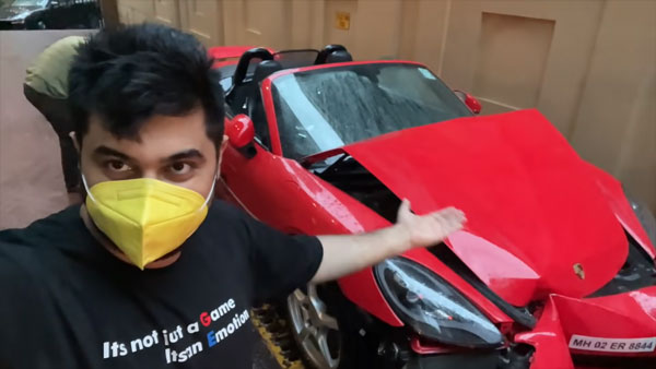 இப்படி நடக்கும்னு யாருமே எதிர்பார்க்கல... டவ்-தே புயலின்போது, தாமாகவே தற்கொலை செய்து கொண்ட போர்ஷே கார்!! 