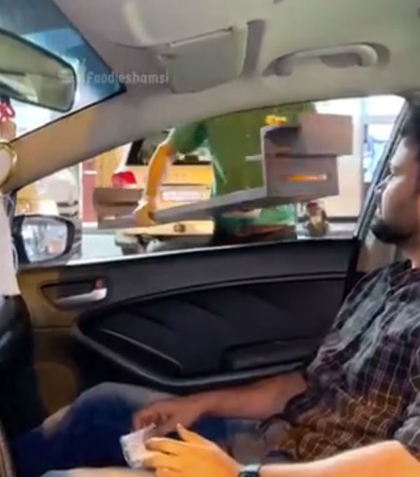 விநோத ரெஸ்டாரண்டை பார்த்து மிரண்டுபோன தொழிலதிபர்... ஹோட்டலுக்கு உள்ளே தான சாப்பிட கூடாது...