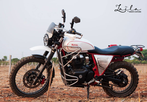 ராயல் என்பீல்டு ரசிகரால் மட்டும் தான் இது முடியும்!! அட்வென்ச்சர் பைக்காக மாறிய இண்டர்செப்டர் 650...