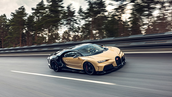 சிரோன் சூப்பர் ஸ்போர்ட் காரின் டாப் ஸ்பீடு இதுதானா? சோதனை செய்து பார்த்த புகாட்டி!! 