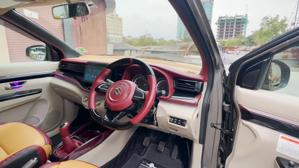 பார்க்கவே மெர்சலா இருக்கு!! உரிமையாளரால் கஸ்டமைஸ்ட் செய்யப்பட்ட மாருதி எர்டிகா!