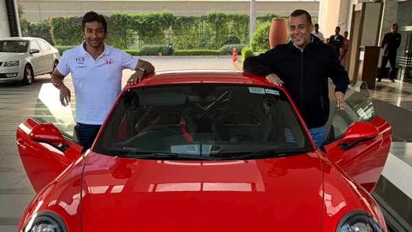 கோவையில் போர்ஷே சூப்பர் காரில் பறந்த நரேன் கார்த்திகேயன்... காரணம் இதுதான்!