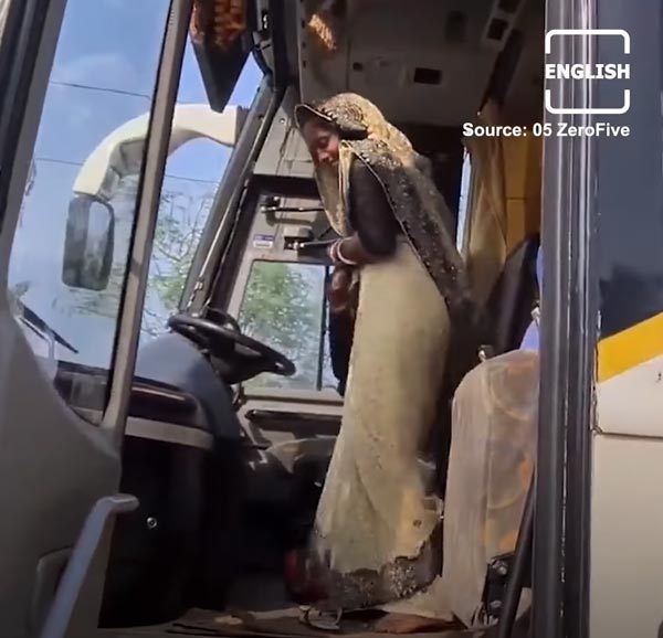 ஆண்களுக்கு சளைத்தவர்கள் அல்ல... சேலை கட்டிக்கொண்டு வால்வோ பஸ்ஸை ஓட்டிய பெண்... வைரலாகும் வீடியோ!