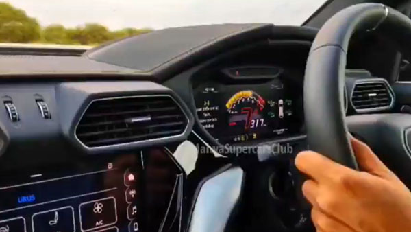 இவ்ளோ ஸ்பீடா? அதிகபட்ச வேகத்தையும் மீறி பறந்த லம்போர்கினி உருஸ் கார்... வீடியோவை பாருங்க!