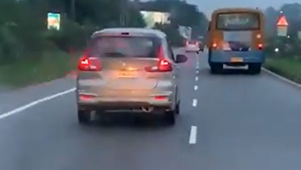 ஆம்புலன்ஸுக்கு வழிவிடாமல் சென்ற கார் ஓட்டுனர்!! வழக்குமேல் வழக்கு போட்டு தூக்கிய போலீஸார்!