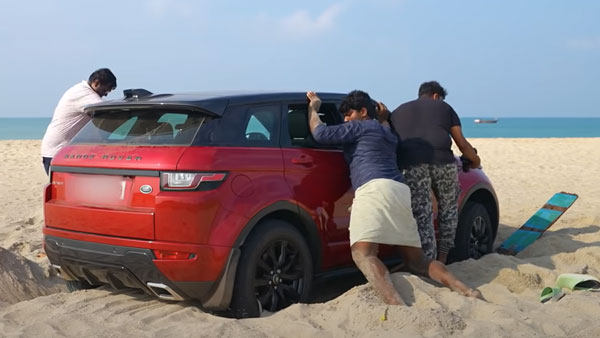 ஓட்ட தெரியாமல் தனுஷ்கோடி கடற்கரையில் விலையுயர்ந்த காரை சிக்க வைத்த இர்ஃபான்! மீட்டெடுக்க ரொம்ப போராடிட்டாங்க!