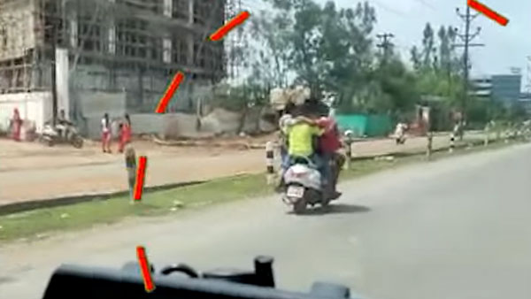 ஒரே ஸ்கூட்டரில் 7 பேர், அத்தனை பேரும் சிறுவர்கள்!! உரிமையாளரை கொத்தாக தூக்கிய போலீஸார்