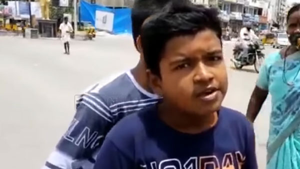 துளி கூட பயமில்லை, ஒரே ஒரு பதில் தான்... ஸ்கூட்டர் ஓட்டிவந்த சிறுவர்களை போலீஸாரே வழியனுப்பி வைத்தனர்!!