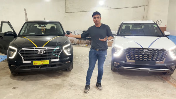 இதுவும் நல்லா தான் இருக்கு!! அல்கஸாரின் முன்பக்கத்துடன் ஹூண்டாய் க்ரெட்டா - வீடியோ!